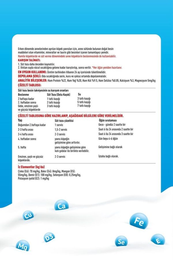 Vitafix Yavru Köpek Süt Tozu 200 gr