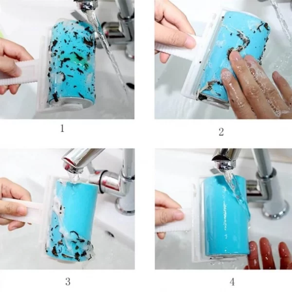 Yıkanabilir Pratik Kedi Köpek Toz ve Tüy Toplama Rulosu