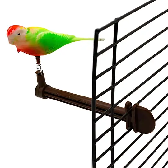 Kardelen Yaylı Sahte Kuşlu Tünek