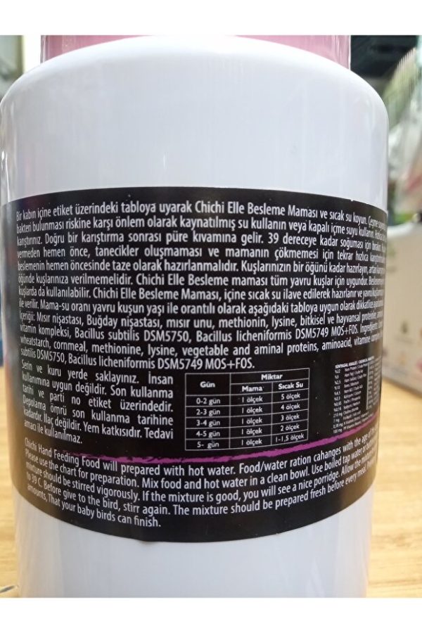 Chichi Elle Besleme Kuş Maması 300 gr