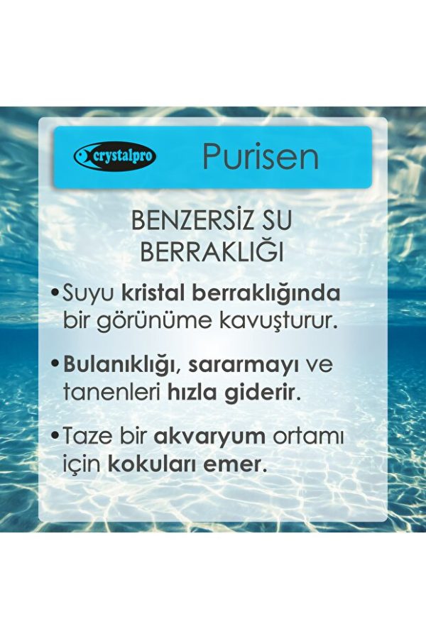 Crystalpro Purisen Organik Atık Temizleyici Akvaryum Filtre Resini Yenilenebilir 500 ml