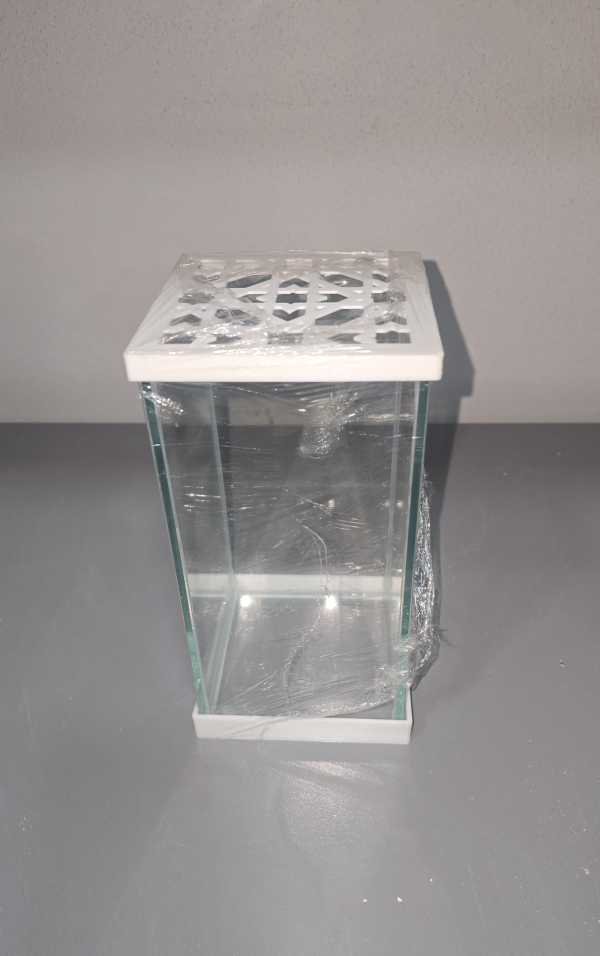 Dikey Beta Akvaryumu Karışık Renkli 10x10x20 cm