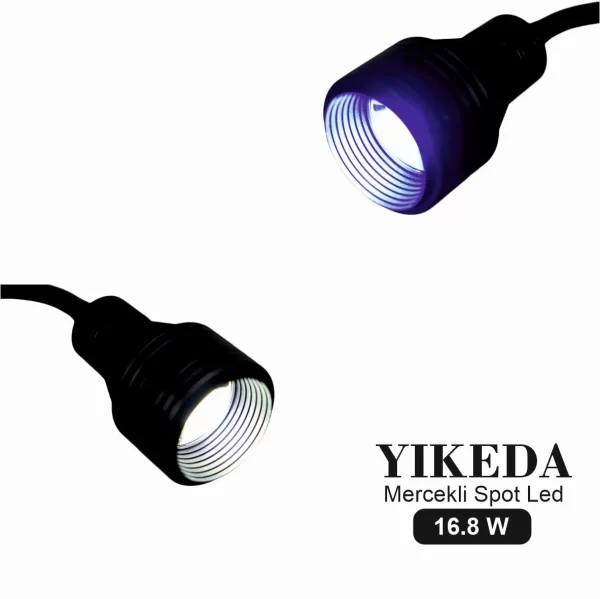 Yıkeda Mercekli Spot Ayarlanabilir Açılı Led Akvaryum Aydınlatma 16.8 w