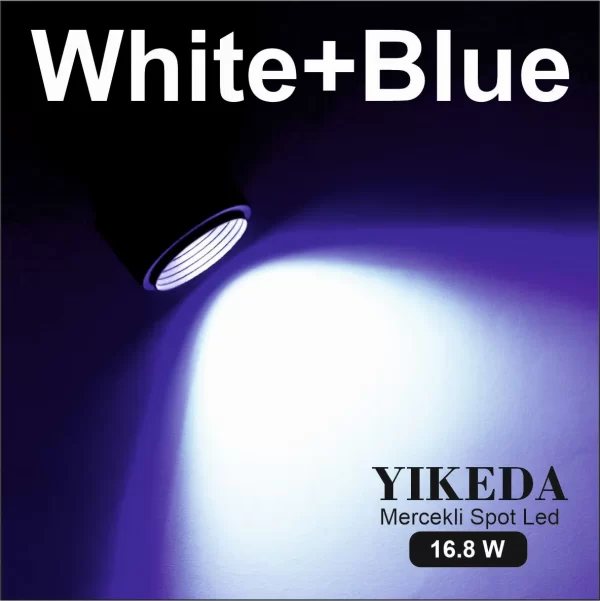 Yıkeda Mercekli Spot Ayarlanabilir Açılı Led Akvaryum Aydınlatma 16.8 w