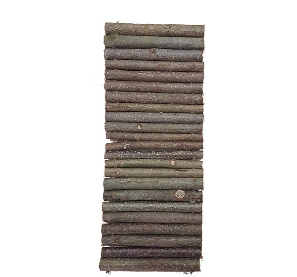 EuroGold Tek Platformlu Köprü Doğal Ahşap Kemirgen Merdiveni 12x30 cm