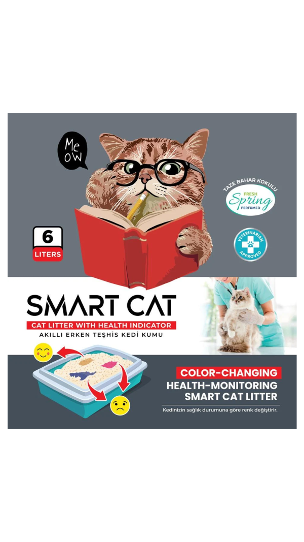 Smart Cat Akıllı Erken Teşhis Kedi Kumu 6 lt